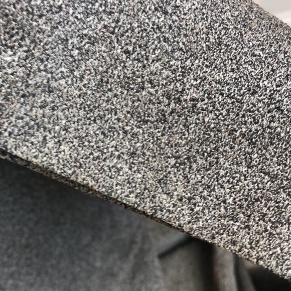 Burberry Marled Grey Stretch-Wool Flared Trousers - Picture 8 of 10